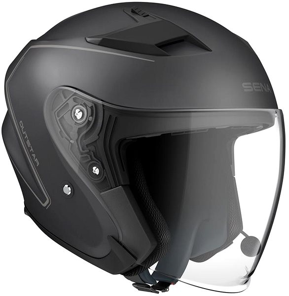 Prilba na motorku SENA prilba s headsetom Outstar,  (matná čierna, veľ. XL) ...