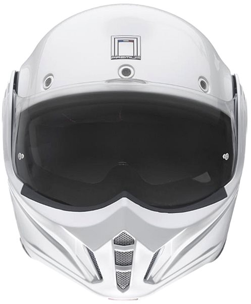 Prilba na motorku NOX PREMIUM prilba Stratos, (biela, veľkosť M) ...