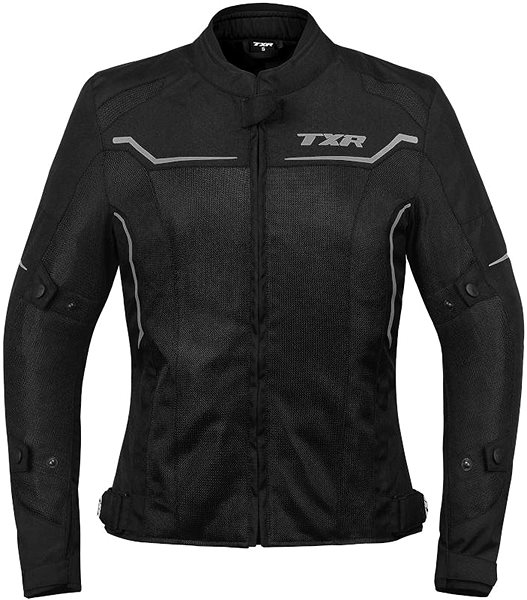TXR Aero motorcycle jacket, black, size XS.