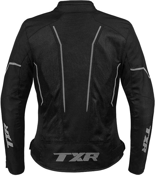 TXR Aero motorcycle jacket, black, size XS.