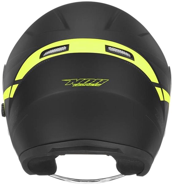 Prilba na motorku NOX N127 (čierna/žltá matná, veľ. XS) ...