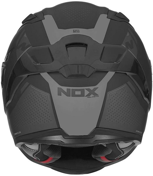 Prilba na motorku NOX N303-S NEO (čierna matná, titánová, veľkosť 2XL) ...