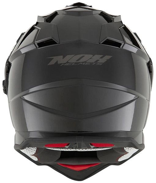 NOX N312 motorcycle helmet (gloss black, size 2XL) 2025.
