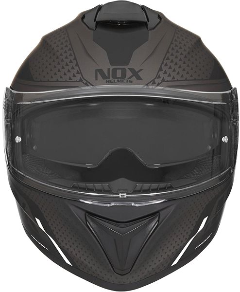 Prilba na motorku NOX N918 META (čierna matná, biela, veľ. M) ...