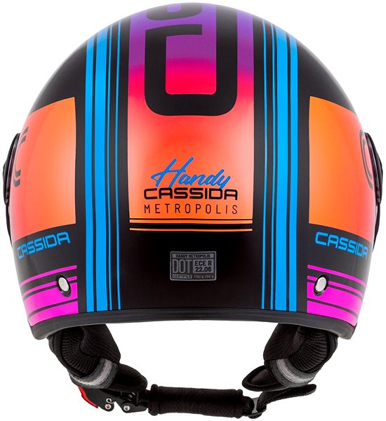 CASSIDA Handy Metropolis helmet (black/turquoise/gradient) 2025 L (59 cm).