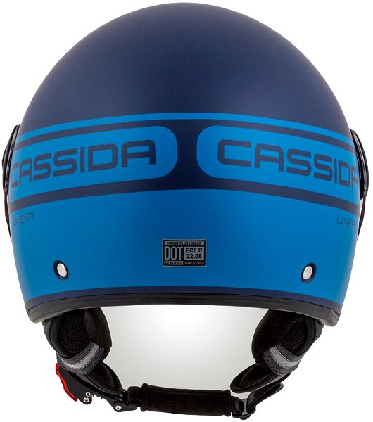 Prilba na skúter CASSIDA prilba Handy Plus Linear (modrá matná/tmavo modrá) 2023 S (55 až 56 cm) ...