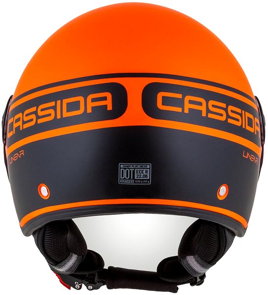 Prilba na skúter CASSIDA prilba Handy Plus Linear (oranžová matná/čierna) 2023 M (57 až 58 cm) ...