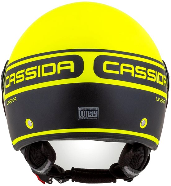 Prilba na skúter CASSIDA prilba Handy Plus Linear (žltá fluo matná/čierna) 2023 XL (60 cm) ...