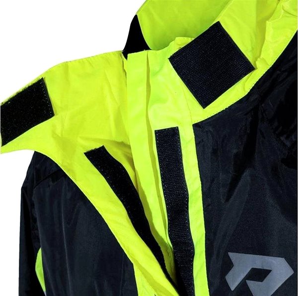 Nepremoky na motorku TXR Kombinéza do dažďa čierno-fluo žltá, veľkosť 4XL ...