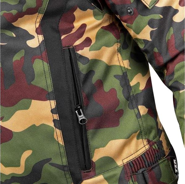 Motorkárska bunda TXR Gunner Camo zelená, veľ. M ...