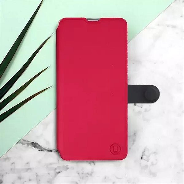 Pouzdro na mobil Mobiwear Soft Touch flip pro Realme 11 Pro - Rudé & Černé ...