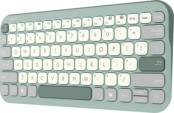 Keyboard ASUS Marshmallow KW100 Green (Copilot key) - CZ/SK ...