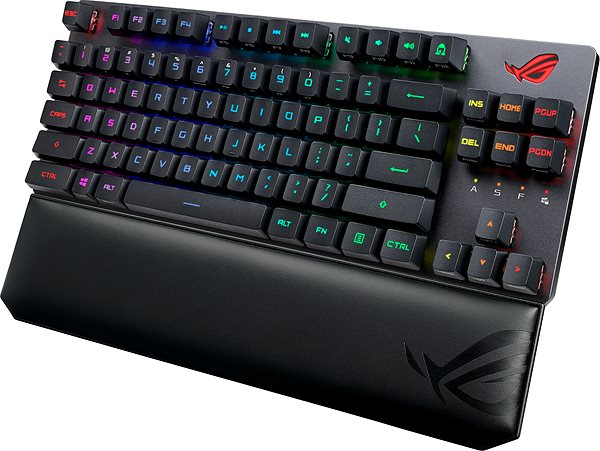 Gaming-Tastatur ASUS ROG STRIX SCOPE RX TKL WIRELESS DELUXE (ROG RX RED / PBT) - US ...