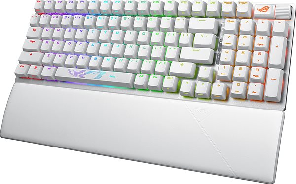Gaming-Tastatur ASUS ROG STRIX SCOPE II 96 WIRELESS White (ROG NX Snow / PBT) - US ...