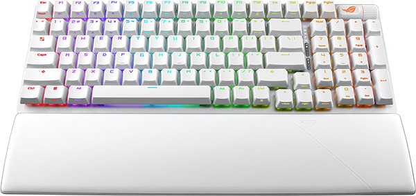 Gaming-Tastatur ASUS ROG STRIX SCOPE II 96 WIRELESS White (ROG NX Snow / PBT) - US ...