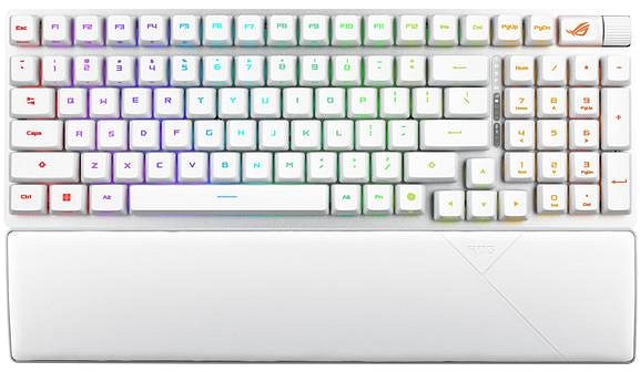 Gaming Keyboard ASUS ROG Strix Scope II 96 Wireless White (ROG RX RED / PBT) - US ...