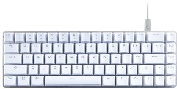 Gaming-Tastatur ASUS ROG FALCHION ACE Mondlicht Weiß (NX RED / PBT ) - US ...