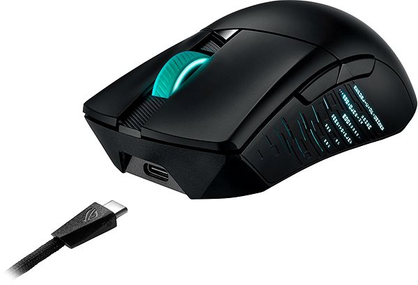 Gaming Mouse ASUS ROG GLADIUS III WIRELESS Connectivity (ports)