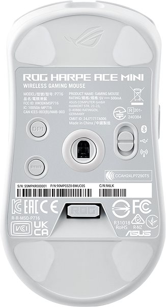 Gaming-Maus ASUS ROG Harpe Ace Mini White ...