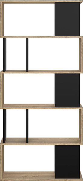 Shelving Unit Falco Shelf Penta 735, oak sonoma / black ...