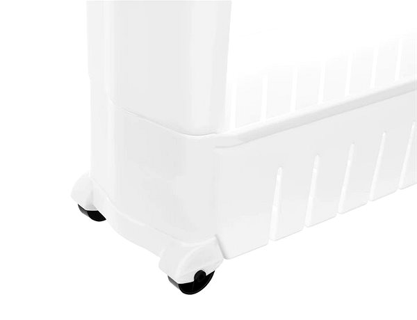 Shelving Unit ISO 11847 rack on castors, 3 shelves, white ...