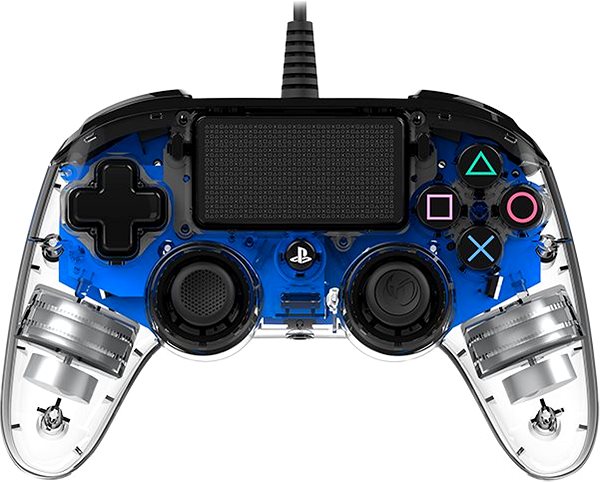 Gamepad Nacon Wired Compact Controller PS4 - transparent Blau Screen