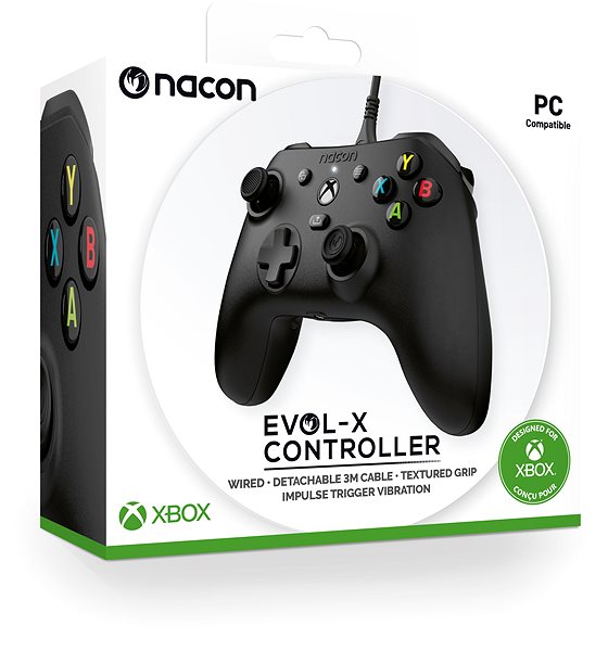 Gamepad Nacon Evol-X Controller - Black - Xbox ...