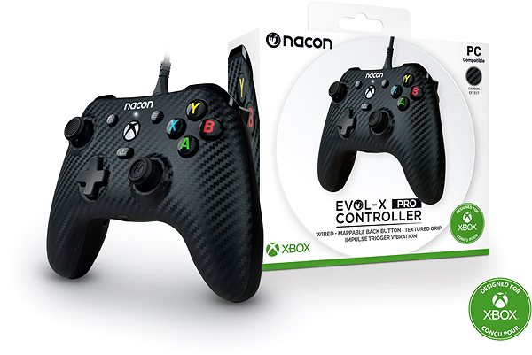 Gamepad Nacon Evol-X Pro Controller - Carbon - Xbox ...
