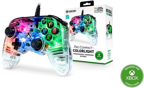 Gamepad Nacon Pro Compact - Colorlight - Xbox ...