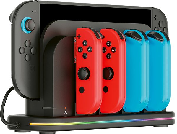 Hordozható töltőállomás Nacon Multicharge Dock Station - Nintendo Switch 2 ...
