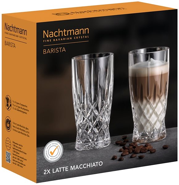 Pohár Nachtmann 104893 NOBLESSE Barista Latte Macchiato pohár, 350 ml, 2 db ...