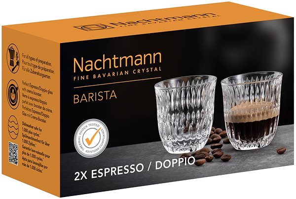 Glas Nachtmann ETHNO BARISTA 104904 Kaffeetasse Espresso/Doppio 90 ml 2 Stk ...
