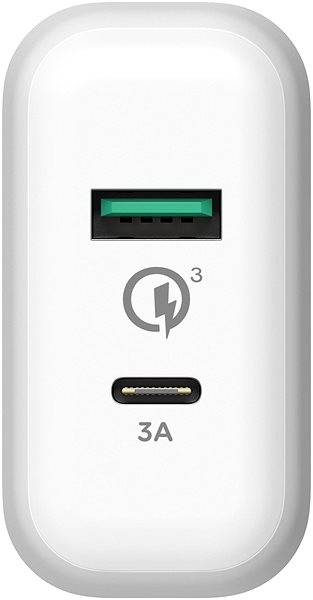 AC Adapter AlzaPower Q200C Quick Charge 3.0 Lateral view