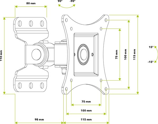 TV Stand AlzaErgo Nexus Technical draft