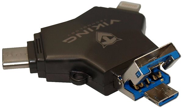 Flash Drive Viking USB Flash Drive 3.0 4-in-1 Lateral view