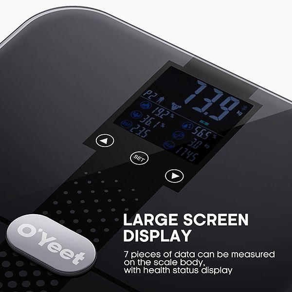 Bathroom Scale Naipo O' Yeet BS-OY02 Grey ...