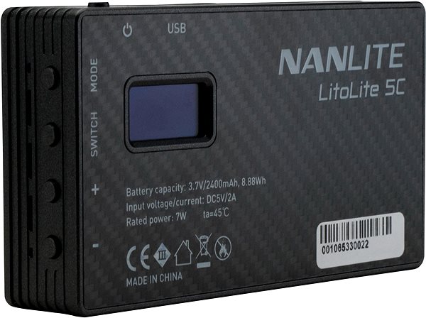 Stúdió lámpa Nanlite LED fénypanel LitoLite 5C RGBWW ...