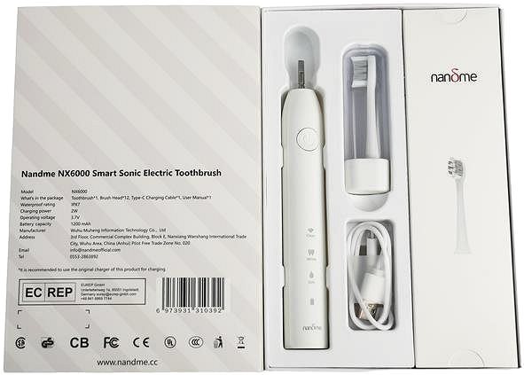 Electric Toothbrush NANDME NX6000-W12 ...