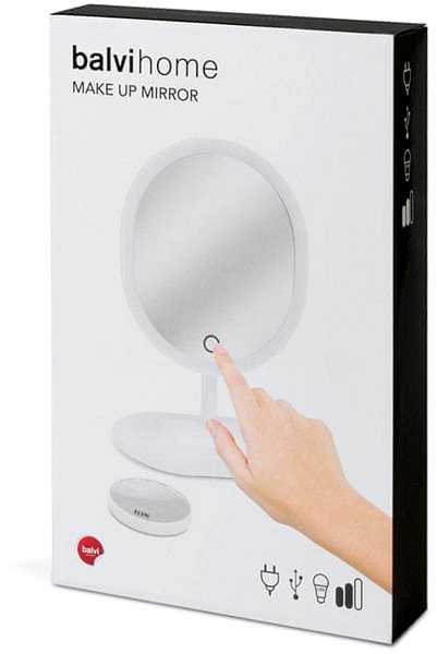 Makeup Mirror BALVI Cosmetic Mirror Touch 26804 Packaging/box