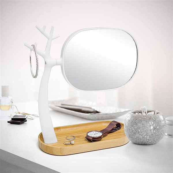 Makeup Mirror BALVI Cosmetic Mirror Nature 26887, White Lifestyle