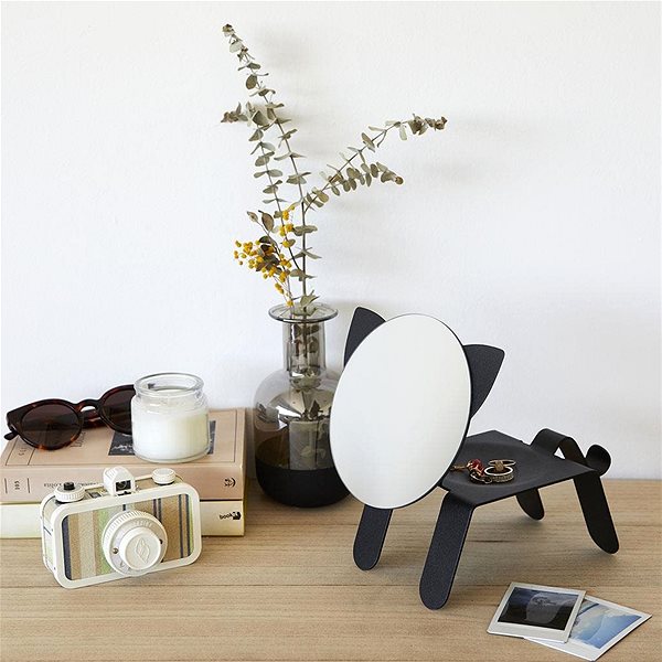 Makeup Mirror BALVI Cosmetic Mirror Cat 27210, Black Lifestyle