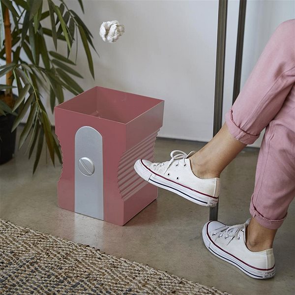 Rubbish Bin BALVI Sharpener Waste Bin 27410, Dark Pink Lifestyle