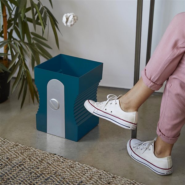 Rubbish Bin BALVI Sharpener Waste Bin 27412, Blue Lifestyle