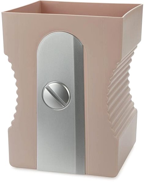 Rubbish Bin BALVI Sharpener Waste Bin 27413, Light Pink Screen