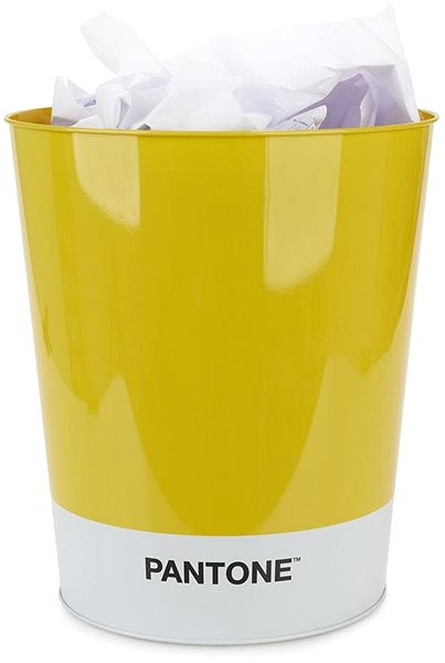 Rubbish Bin BALVI Waste Bin Pantone 27377, Yellow Screen