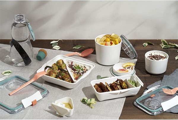 Snack Box BLACK+BLUM Snack box LunchBox Appetit 880ml, white/olive Lifestyle