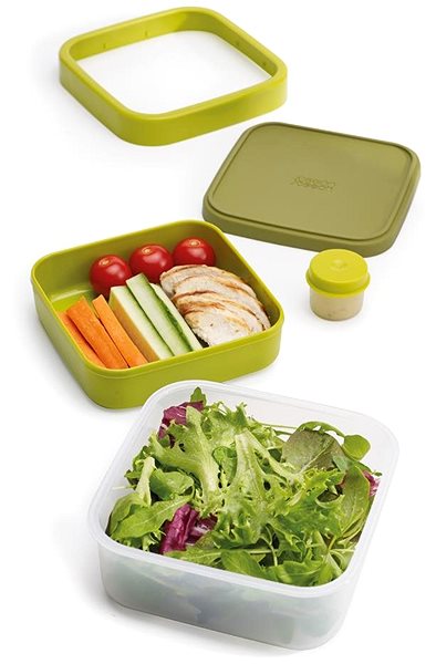 Snack Box JOSEPH JOSEPH Snack Box GoEat Salad Box 81029, 400/700/20ml, green Lifestyle 2