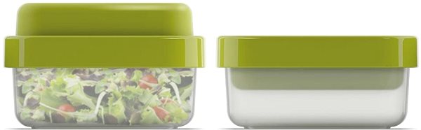 Snack Box JOSEPH JOSEPH Snack Box GoEat Salad Box 81029, 400/700/20ml, green Lateral view