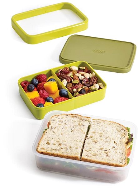 Snack Box JOSEPH JOSEPH Snack Box GoEat Lunch Box 81031, 500/700ml, green Lifestyle