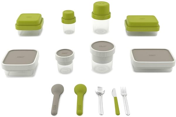 Snack Box JOSEPH JOSEPH Snack Box GoEat Lunch Box 81031, 500/700ml, green Package content